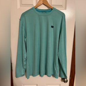 Avid men’s size XL turquoise Avidry performance long sleeve shirt